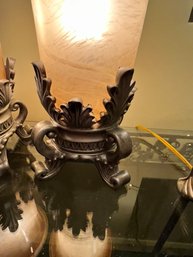 Pair Of Metal Table Lamps