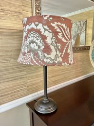 Table Lamp With Inian Block Printed Shade