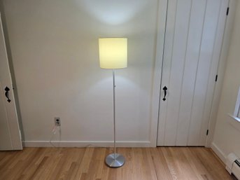 Sleek EGLO Sendo Brushed Aluminum Floor Lamp