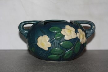 Roseville Pottery Floral Pattern Mint Bowl