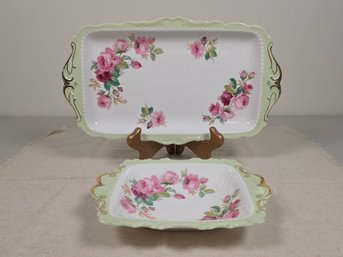 Pretty Royal Albert Bone China Floral Serving Pieces
