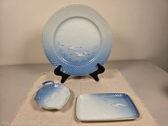Classic Bing & Grondahl Seagull Porcelain Serving Pieces