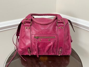 Pink Vera Pelle Hand Bag