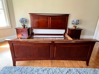 King Bed With Two Side Tables