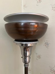 Vintage Art Deco Torchiere Floor Lamp