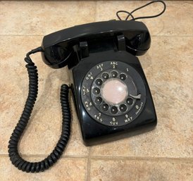 Vintage Black Rotary Phone
