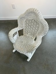Vintage Childs Wicker Rocking Chair