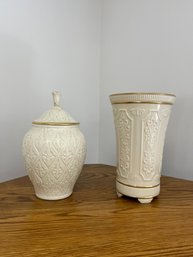 Pair Of Vintage Lenox Vases