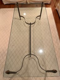 Glass And Brass, Classic Coffee Table,