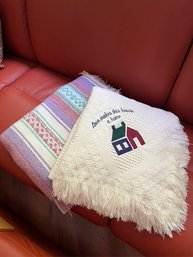 Two Throw Blankets