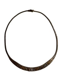 Vintage Milor Tri Color Italian Choker Necklace