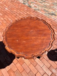 Pulaski Birdcage Tilt Top Tri Leg, Pie Crust Table