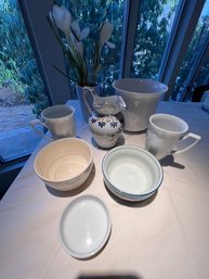 Rosenthal, Portugal, Yokohama Studio, Mixed Lot Of Porcelains,