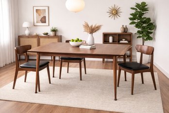 Mid Century Minimalist Style Teak Table - Table Only