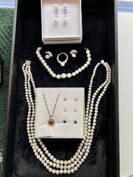 Pearls, And More Pearls, In Colors And White,