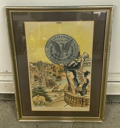 Framed Political Print