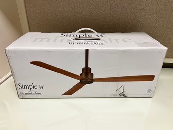 Simple 44' By MinkaAire Ceiling Fan, NIB