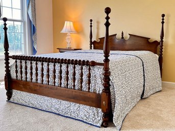 Ethan Allen Jenny Lind Style Queen Bed Frame