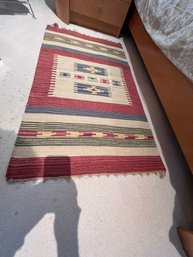 Aztec Style Throw Rug, 2 Of 2