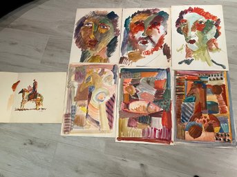 Watercolors, Signed, See Descriptions