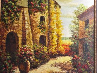 Oil On Canvas Titled Touch Of Tuscany