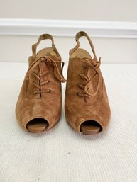 Guess By Marciano Suede Lace-up Heels Size 8M