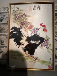 'Chicken With Flowers' By Artist Sun Shumei