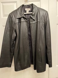 Mens Alfani Leather Jacket L