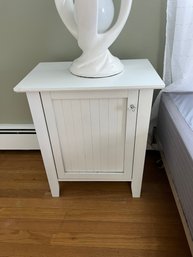 White Wooden Night Stand