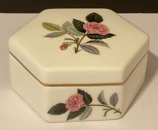 Wedgwood Porcelain Hathaway Rose Keepsake Box