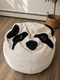 Pottery Barn Oversized Plush Panda Bean Bag Chair Or Ottoman