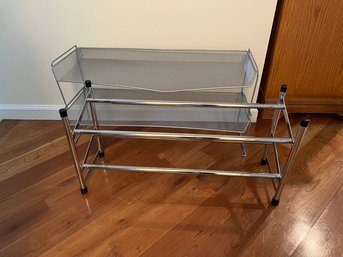 Pair Of Metal Shoe Racks