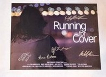 'Running For Cover' Signed Poster