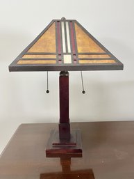 Stained Glass Arts & Crafts Table Lamp