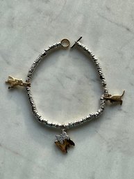 Pomellato Dodo Collection, 18 Kt Gold, Diamonds, Sterling Silver