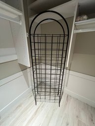 Wine Rack, Tubular Steel, Holds 62 Bottles