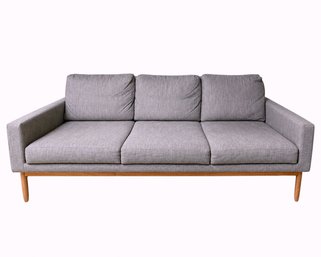 2013 DWR 'Raleigh' Mid-Century Modern Three-seat Sofa