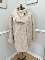 Banana Republic Teddy Coat Size L 29'l