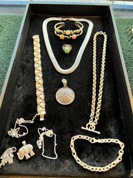 Sterling Silver, Mesh, Cuff, Bracelet, Weighs 85 Dwt