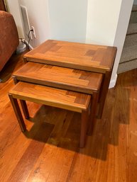 Henning Kjaernulf Danish MCM Teak Nesting Tables