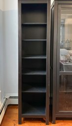 (6) Shelf Dark Brown Book Shelf
