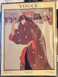 Vogue Advertising Poster 'Winter Fashions'