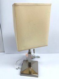 Stainless Brushed Metal Table Lamp