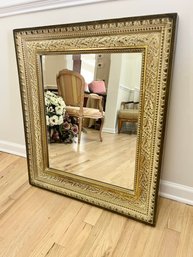 Bombay Comapny Gold Toned With Wood Mirror