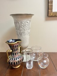 Metal, Ceramic & Glass Vases