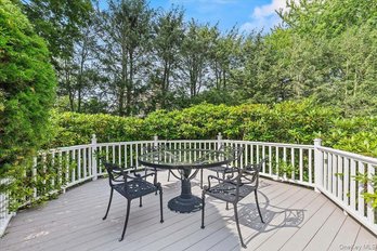 Cast Aluminum Outdoor Bistro Set Late 20th Early 21st Century