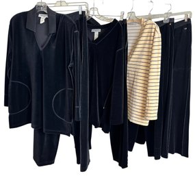 Vintage Sonia Rykiel Velour Track Suits & More! Seven Pieces - Made In France