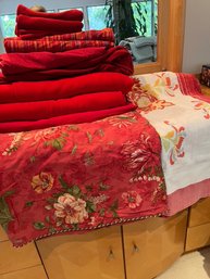 Red Duvet, Fleece Blankets, Covers, All Queen Sized