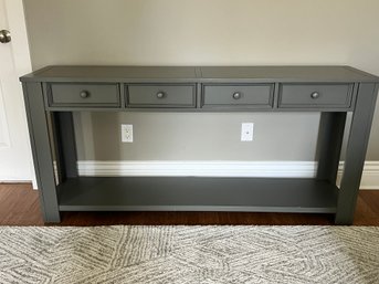 Dark Grey Console Table
