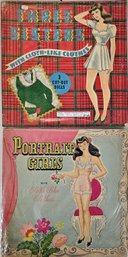 1940's Era Group Of 2 Paper Dolls Books